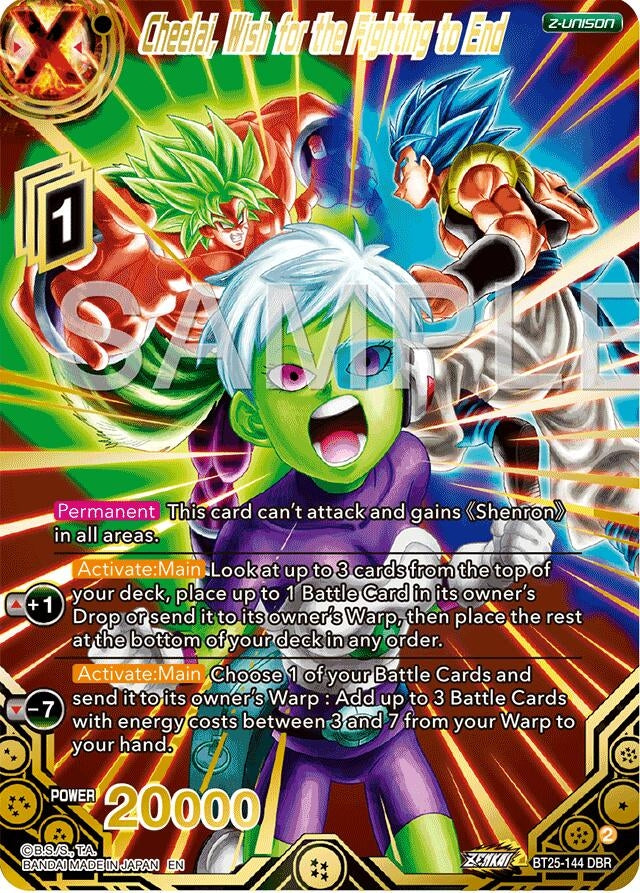 Image for Cheelai, Wish for the Fighting to End (DBR) - Dragon Ball Super: Masters