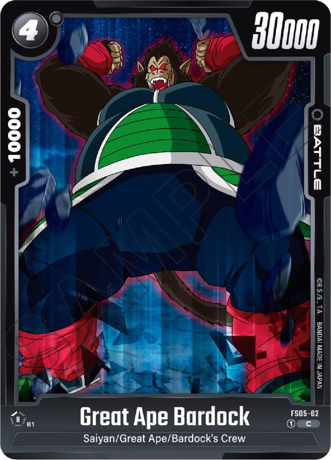 Image for Great Ape Bardock - Dragon Ball Super: Fusion World