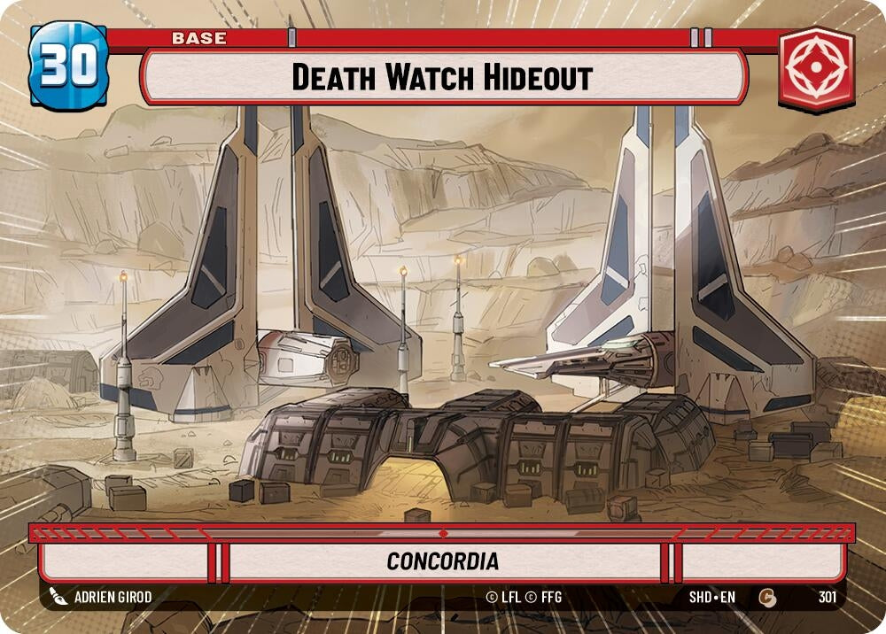 Image for Death Watch Hideout // Shield (Hyperspace) - Star Wars: Unlimited