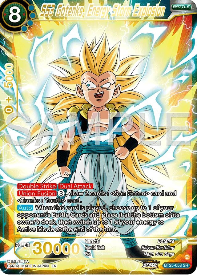 Image for SS3 Gotenks, Energy Storm Explosion - Dragon Ball Super: Masters