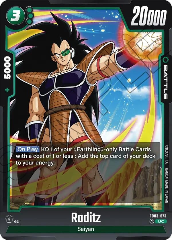 Image for Raditz - FB03-073 - Dragon Ball Super: Fusion World