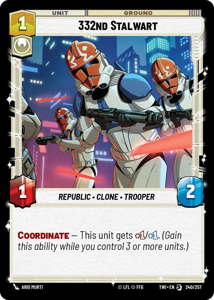 Image for 332nd Stalwart - Star Wars: Unlimited