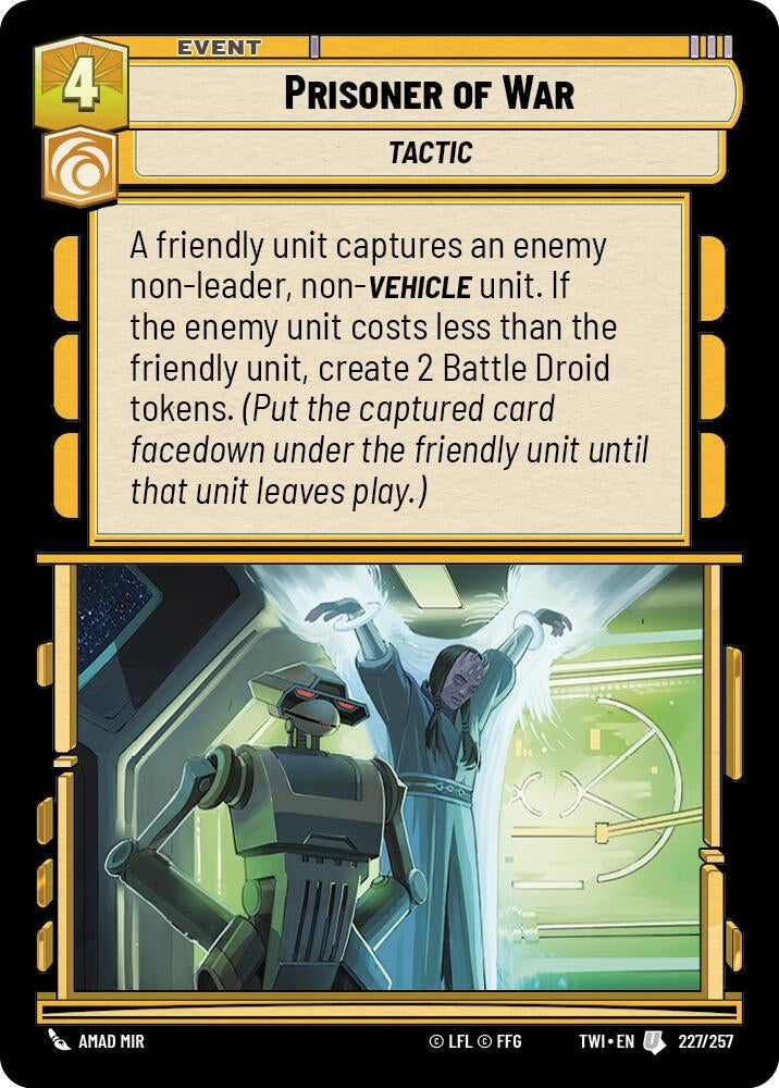 Image for Prisoner of War - Star Wars: Unlimited