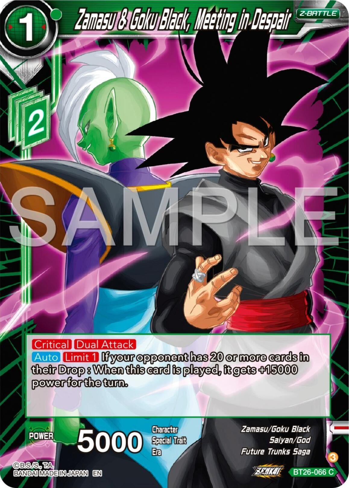 Image for Zamasu & Goku Black, Meeting in Despair - Dragon Ball Super: Masters
