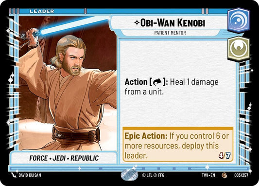 Image for Obi-Wan Kenobi - Patient Mentor - Star Wars: Unlimited