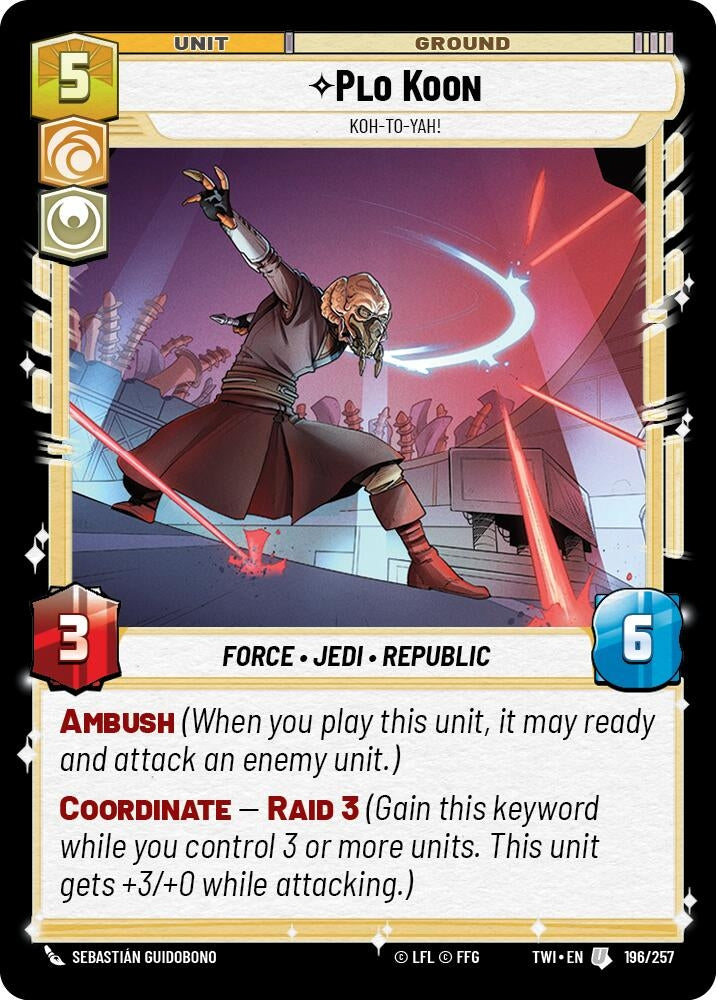 Image for Plo Koon - Koh-to-yah! - Star Wars: Unlimited