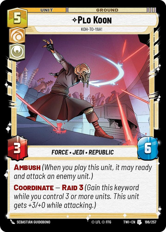 Image for Plo Koon - Koh-to-yah! - Star Wars: Unlimited
