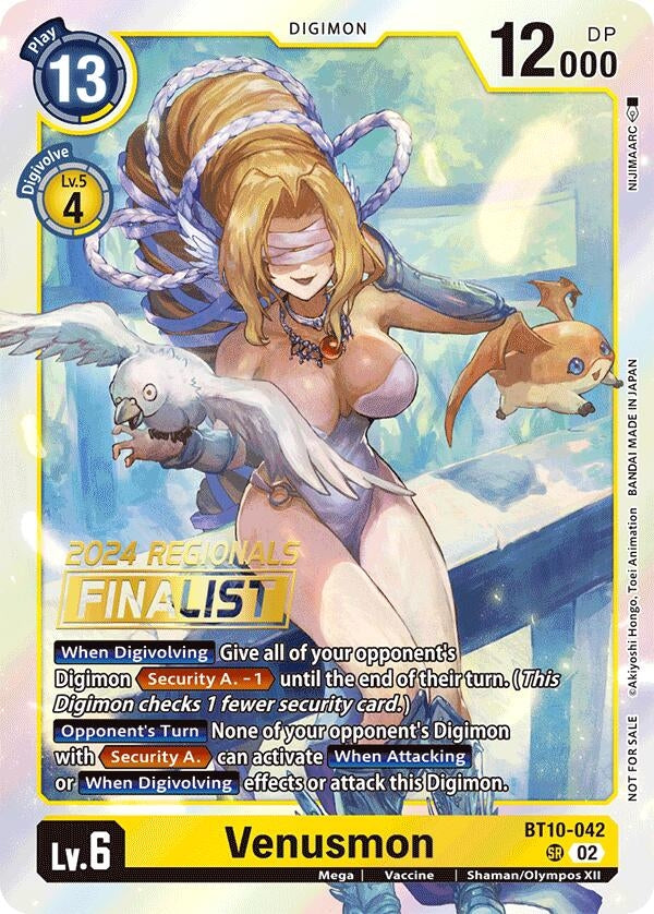 Image for Venusmon (2024 Regionals Finalist) - Digimon Card Game