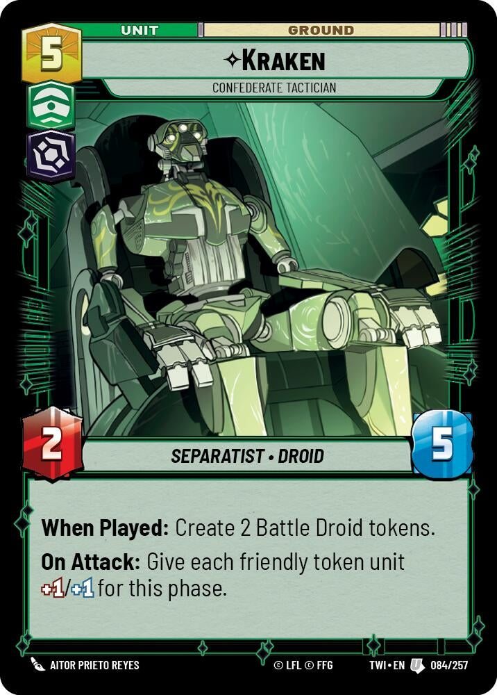 Image for Kraken - Confederate Tactician - Star Wars: Unlimited