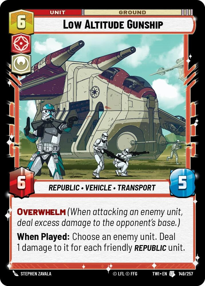 Image for Low Altitude Gunship - Star Wars: Unlimited