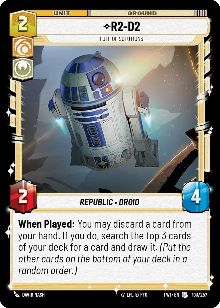 Image for R2-D2 - Full of Solutions - Star Wars: Unlimited