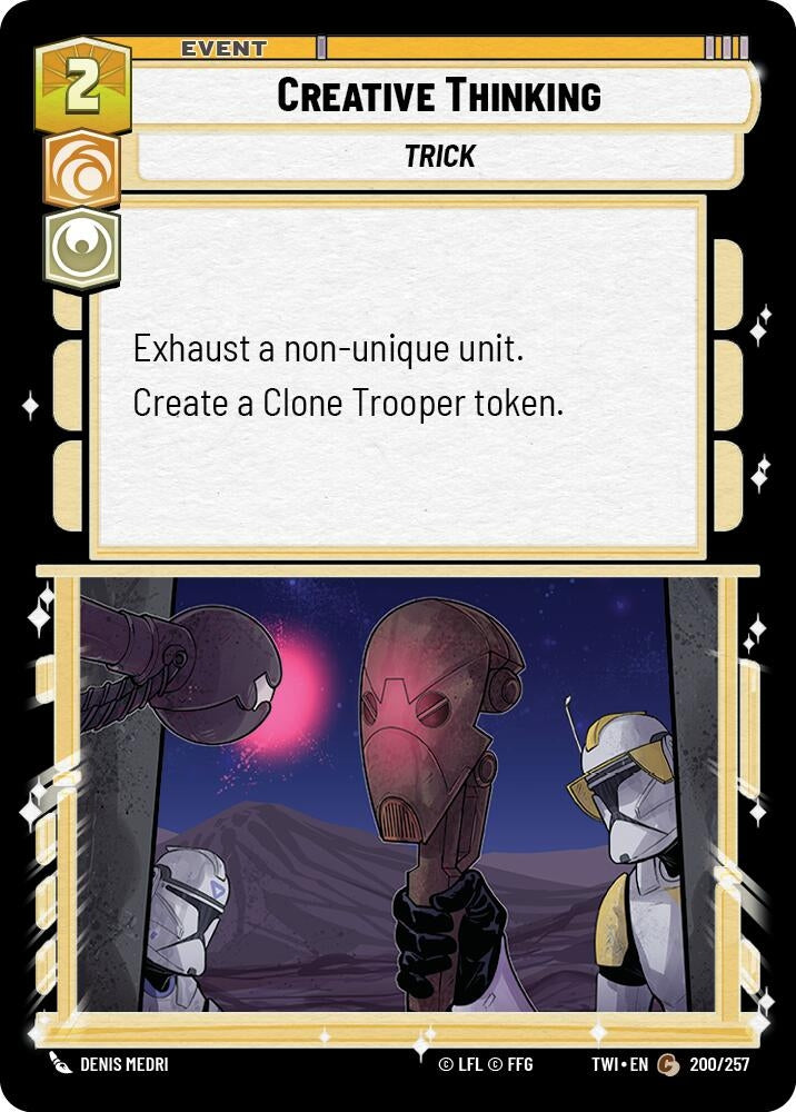 Image for Creative Thinking - Star Wars: Unlimited