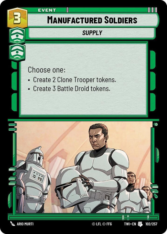 Image for Manufactured Soldiers - Star Wars: Unlimited
