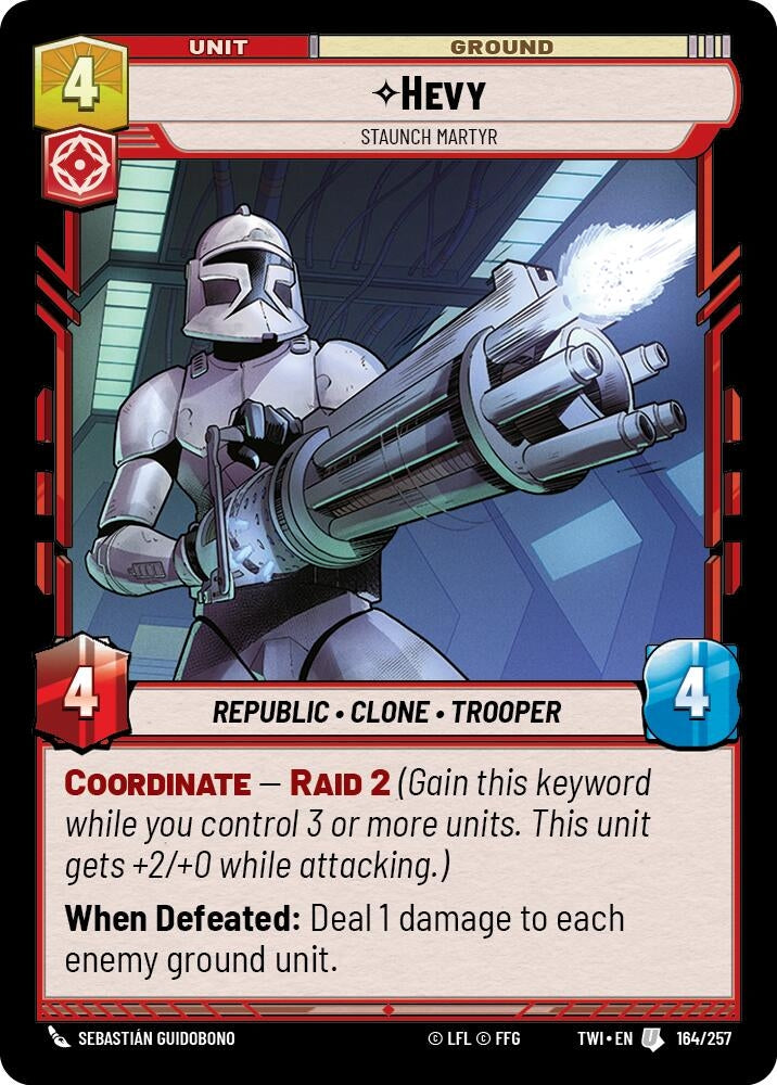 Image for Hevy - Staunch Martyr - Star Wars: Unlimited
