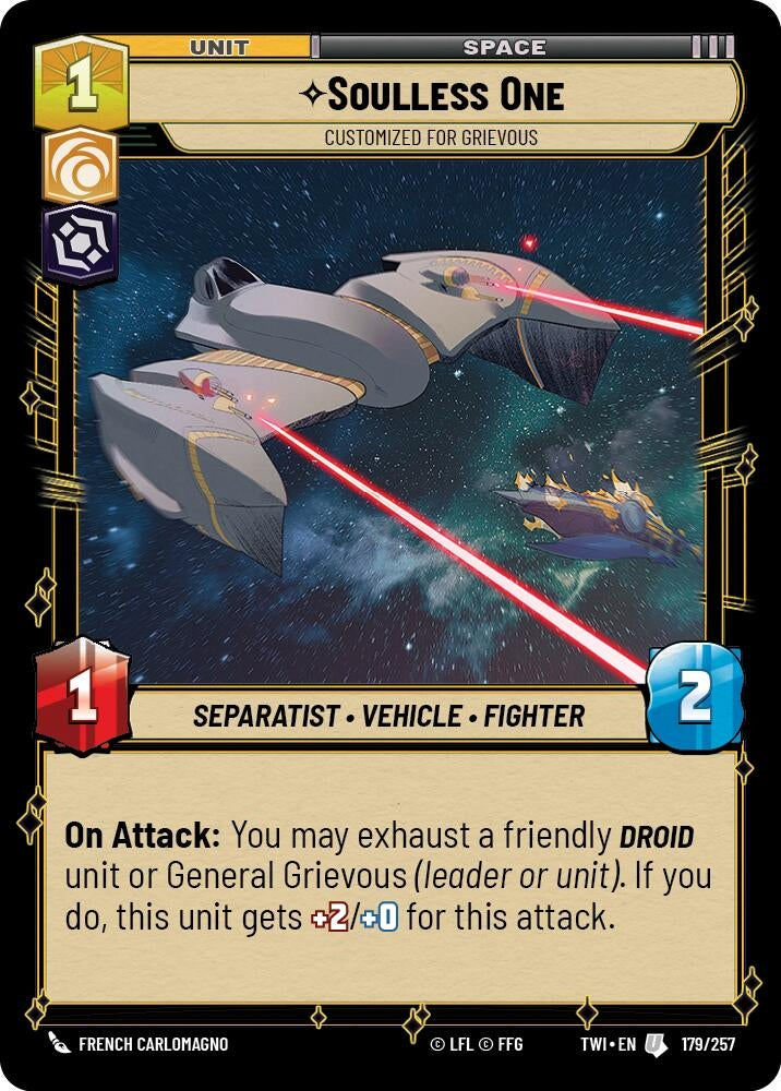 Image for Soulless One - Customized for Grievous - Star Wars: Unlimited