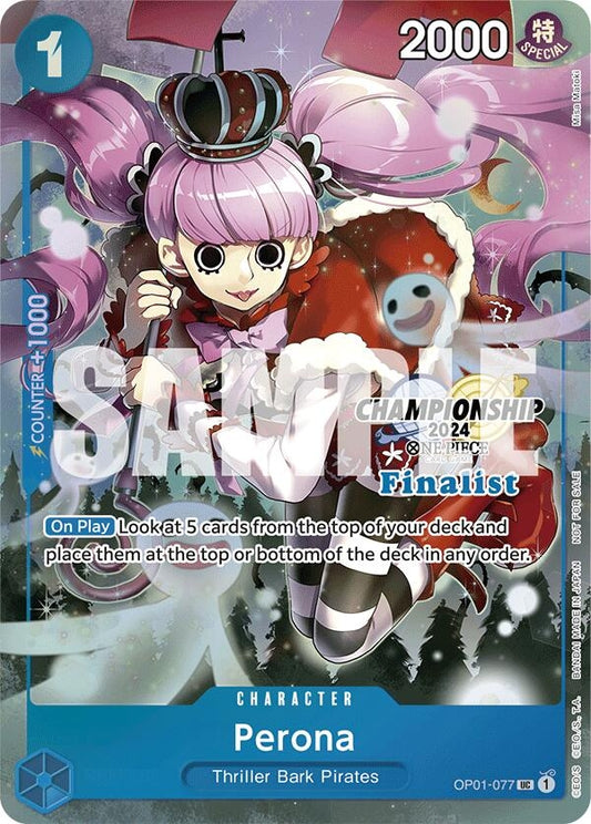 Image for Perona (Championship 2024 Finalist Card Set) - One Piece Card Game