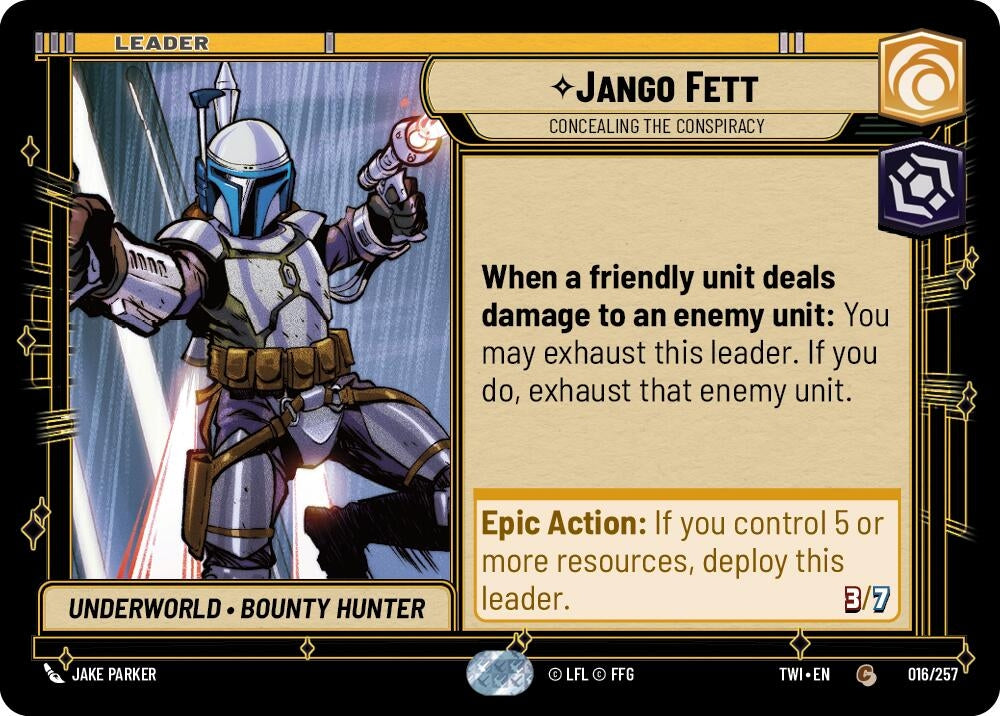 Image for Jango Fett - Concealing the Conspiracy - Star Wars: Unlimited