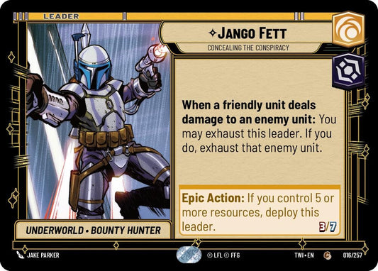 Image for Jango Fett - Concealing the Conspiracy - Star Wars: Unlimited