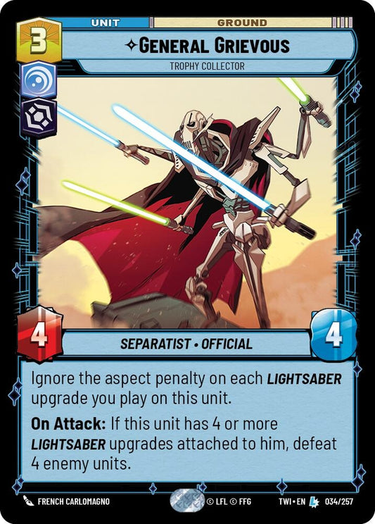 Image for General Grievous - Trophy Collector - Star Wars: Unlimited