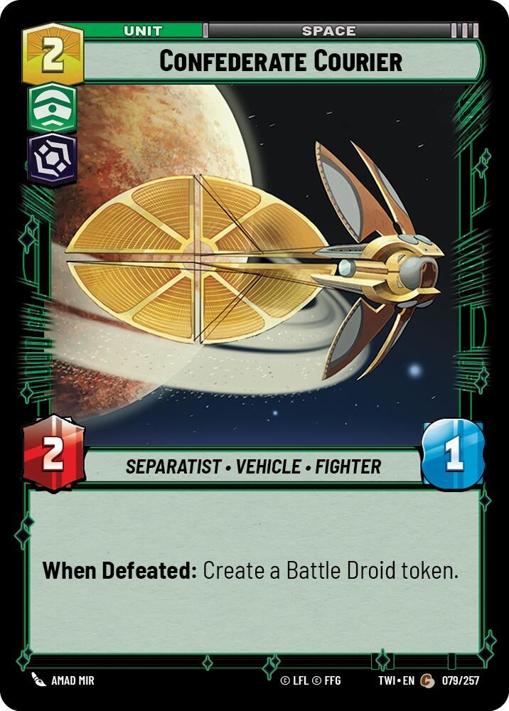 Image for Confederate Courier - Star Wars: Unlimited
