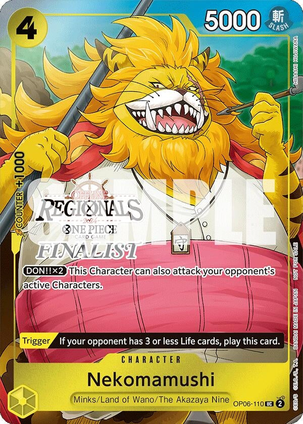 Image for Nekomamushi (Offline Regional 2024 Vol. 3) [Finalist] - One Piece Card Game