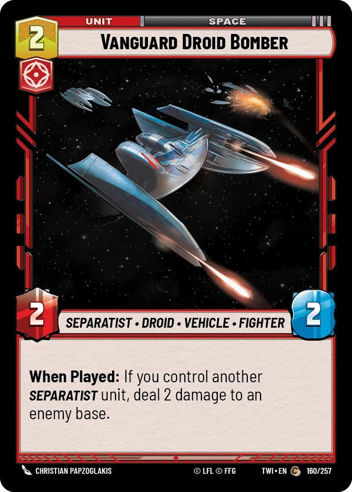 Image for Vanguard Droid Bomber - Star Wars: Unlimited