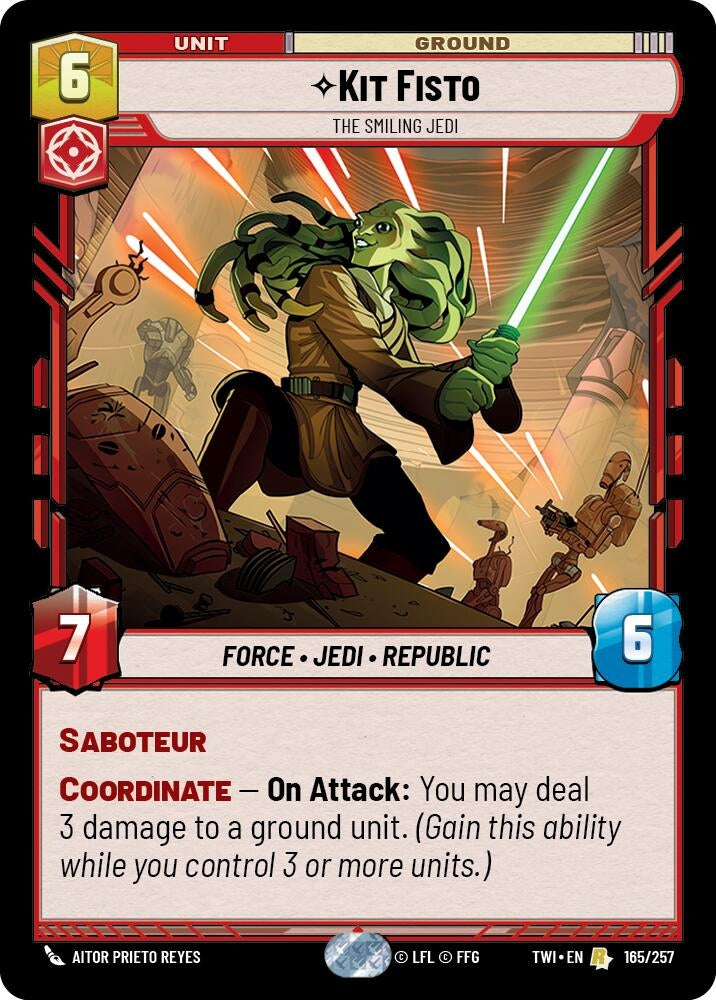 Image for Kit Fisto - The Smiling Jedi - Star Wars: Unlimited