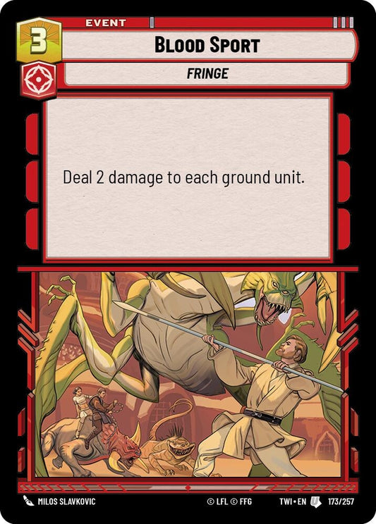 Image for Blood Sport - Star Wars: Unlimited