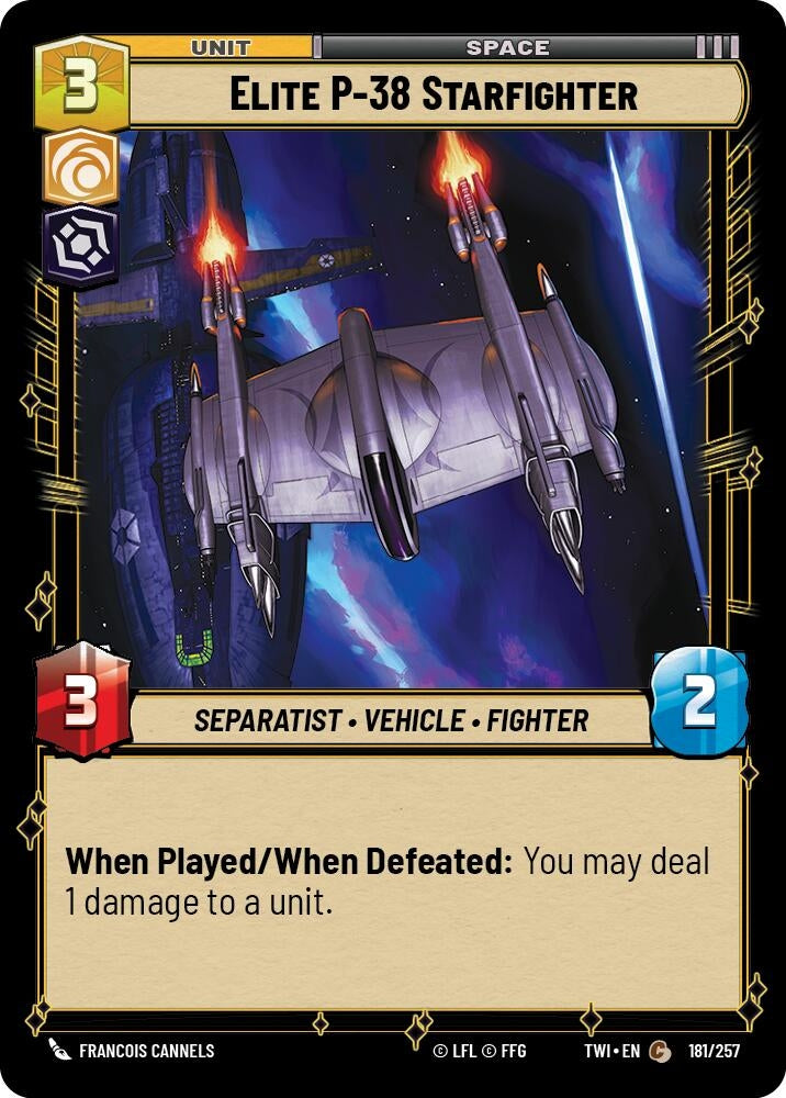 Image for Elite P-38 Starfighter - Star Wars: Unlimited