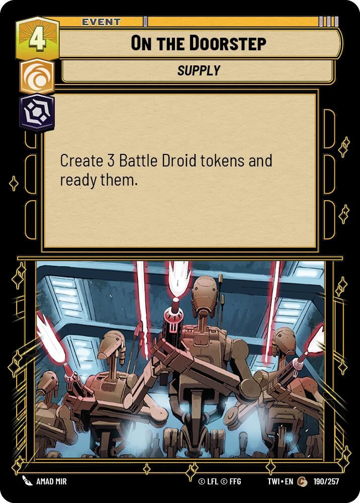 Image for On The Doorstep - Star Wars: Unlimited