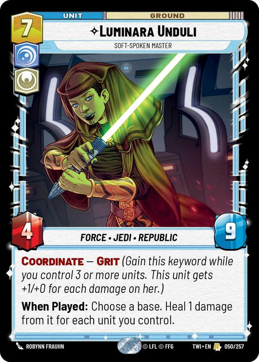 Image for Luminara Unduli - Soft-Spoken Master - Star Wars: Unlimited