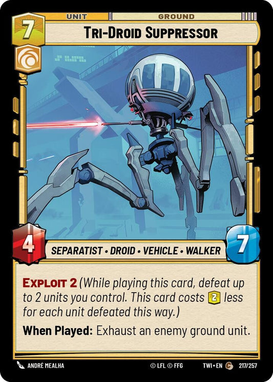 Image for Tri-Droid Suppressor - Star Wars: Unlimited