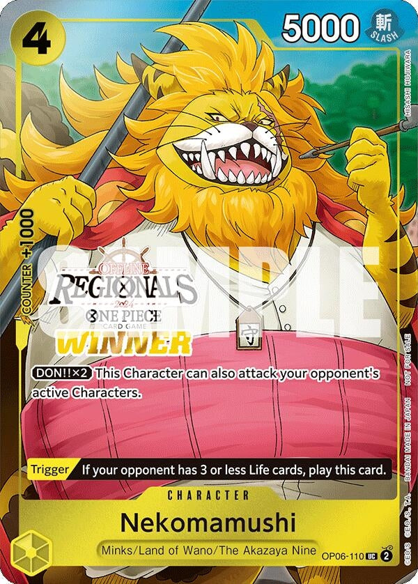 Image for Nekomamushi (Offline Regional 2024 Vol. 3) [Winner] - One Piece Card Game