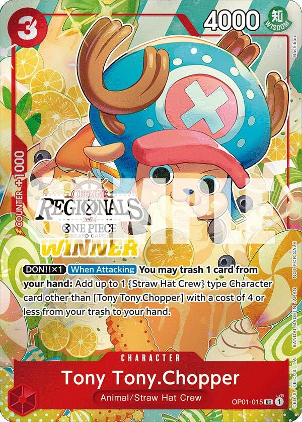 Image for Tony Tony.Chopper (Offline Regional 2024 Vol. 3) [Winner] - One Piece Card Game