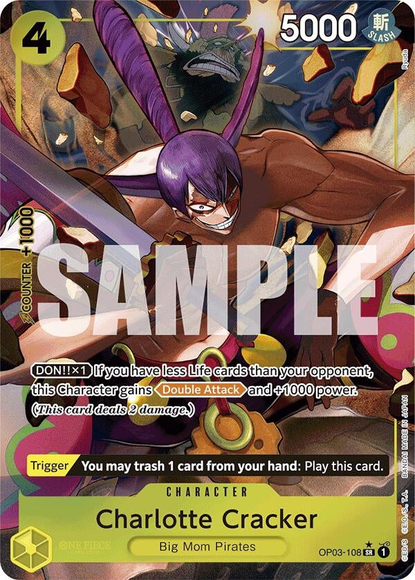 Image for Charlotte Cracker (Alternate Art) - One Piece Card Game