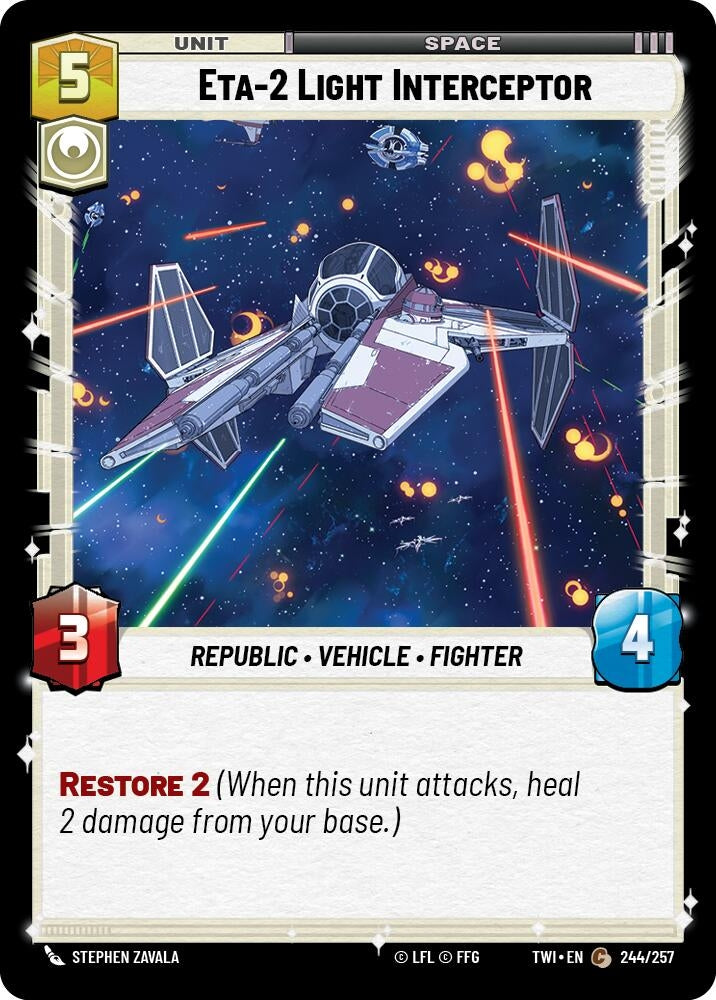 Image for ETA-2 Light Interceptor - Star Wars: Unlimited