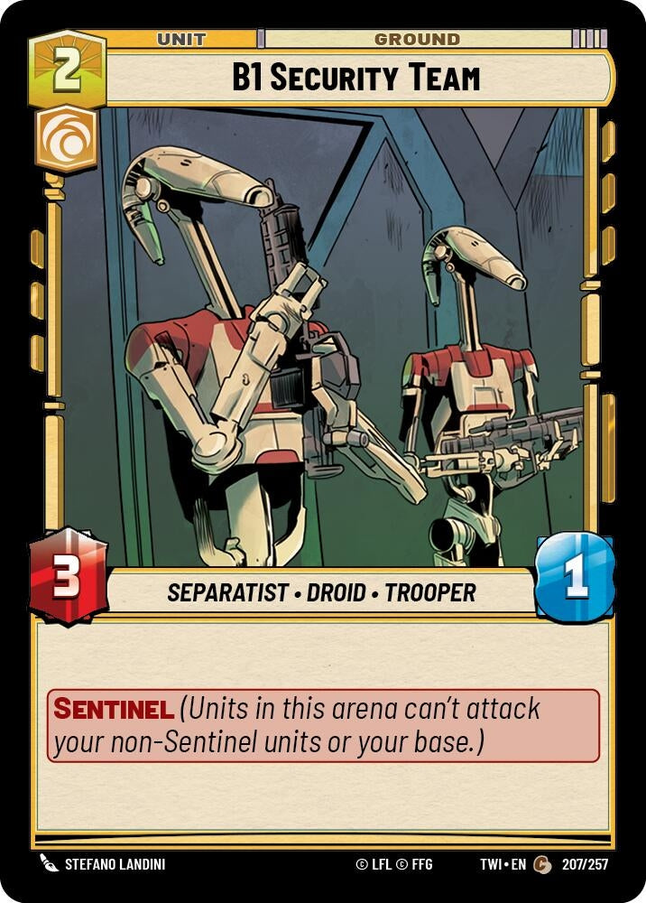 Image for B1 Security Team - Star Wars: Unlimited