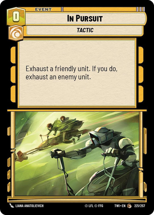 Image for In Pursuit - Star Wars: Unlimited