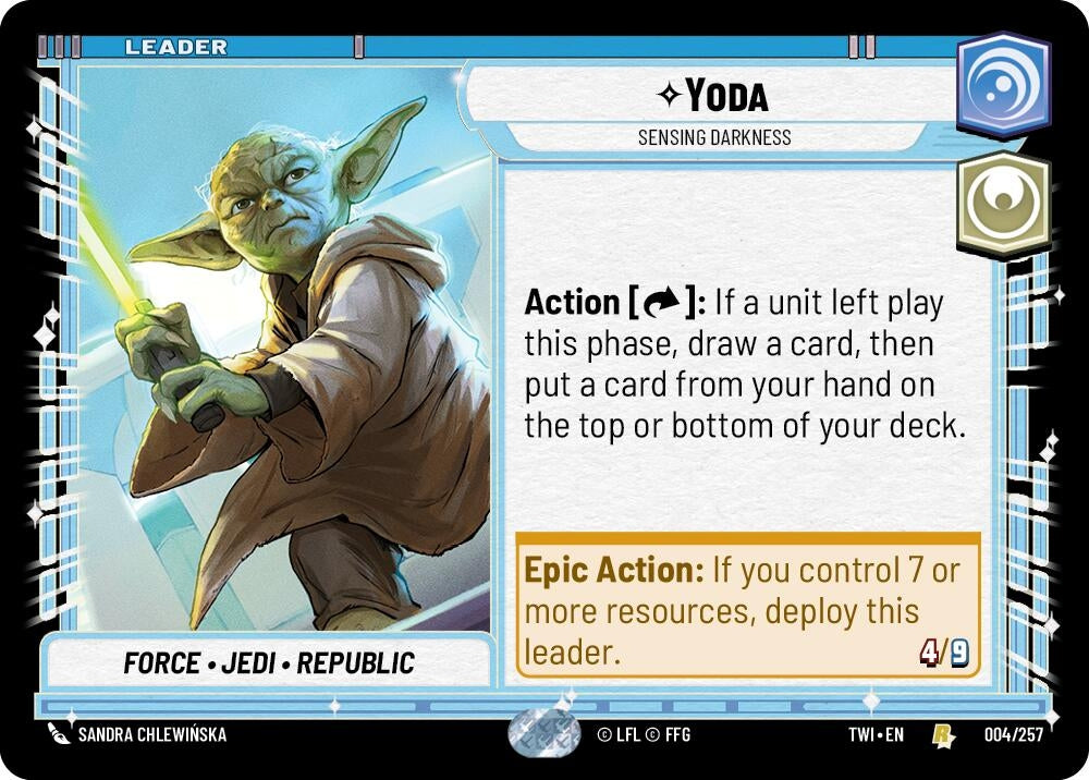 Image for Yoda - Sensing Darkness - Star Wars: Unlimited