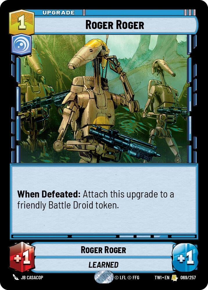 Image for Roger Roger - Star Wars: Unlimited