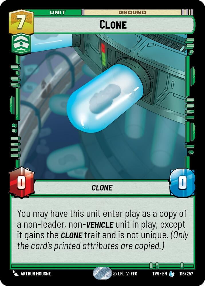 Image for Clone - Star Wars: Unlimited