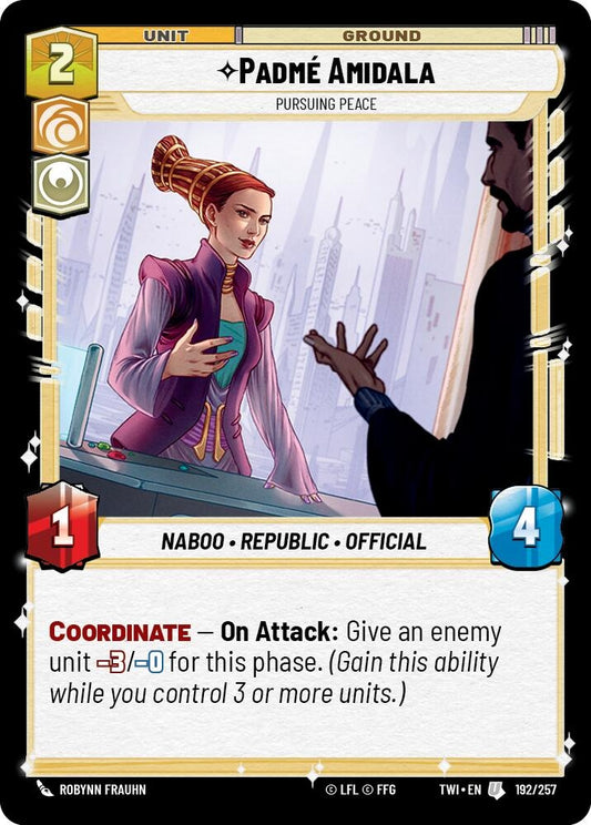 Image for Padmé Amidala - Pursuing Peace - Star Wars: Unlimited