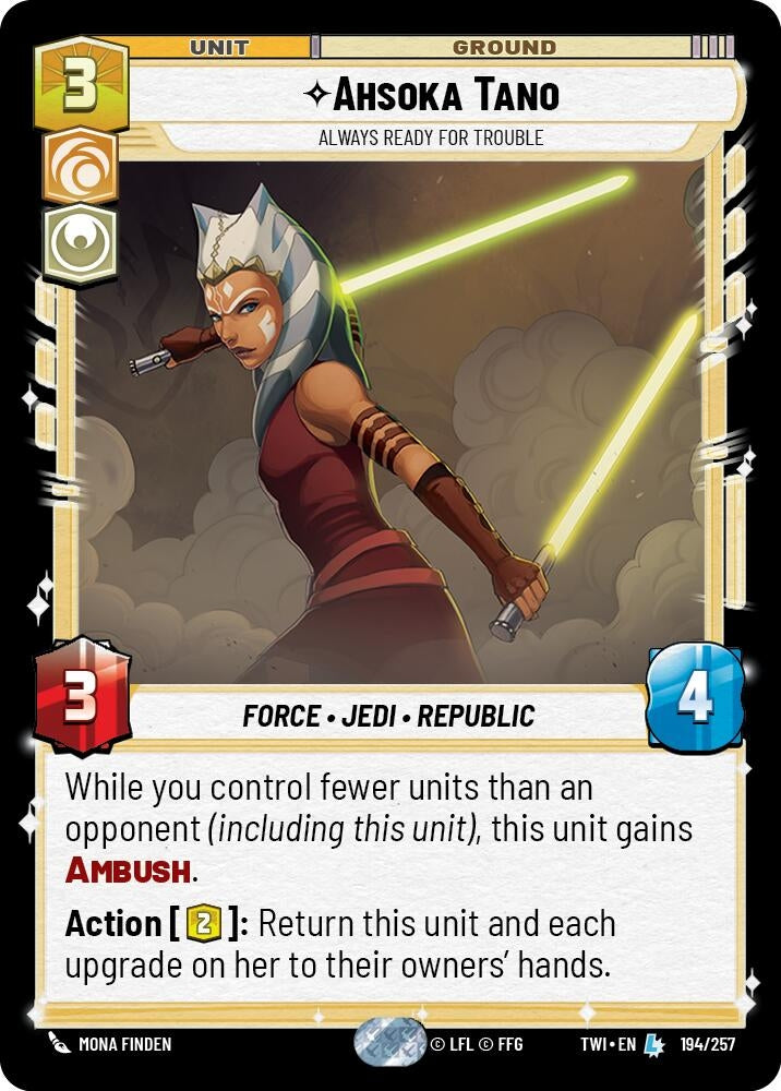 Image for Ahsoka Tano - Always Ready For Trouble - Star Wars: Unlimited