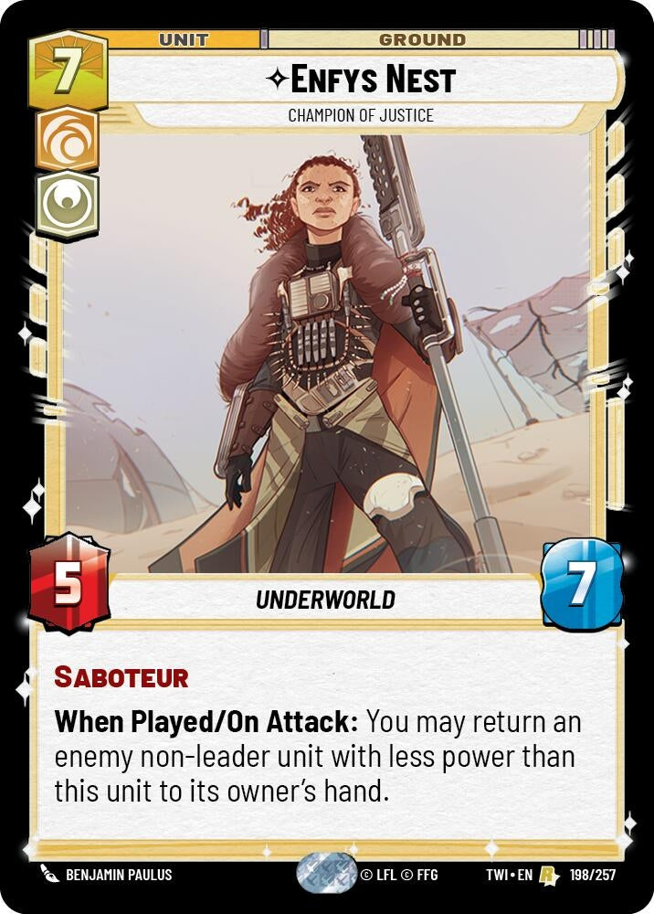 Image for Enfys Nest - Champion of Justice - Star Wars: Unlimited