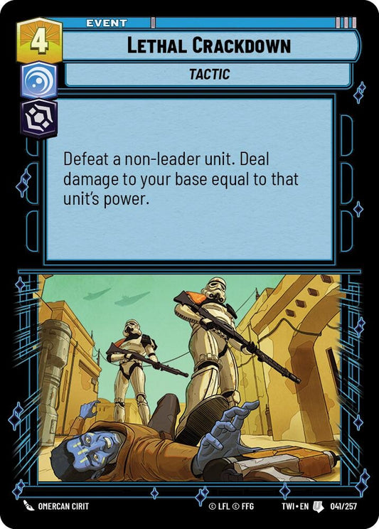Image for Lethal Crackdown - Star Wars: Unlimited