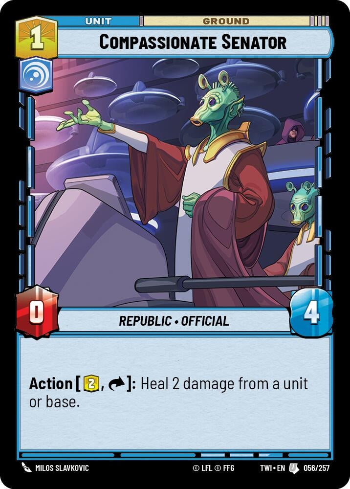 Image for Compassionate Senator - Star Wars: Unlimited