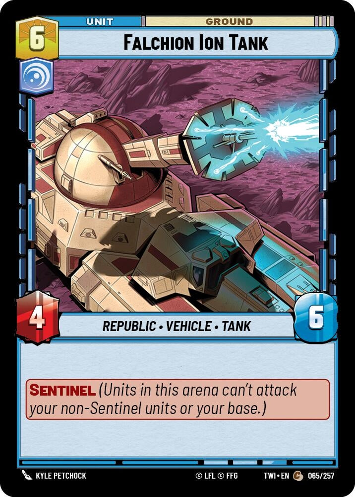 Image for Falchion Ion Tank - Star Wars: Unlimited
