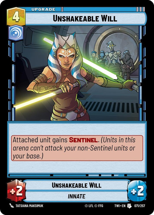 Image for Unshakeable Will - Star Wars: Unlimited