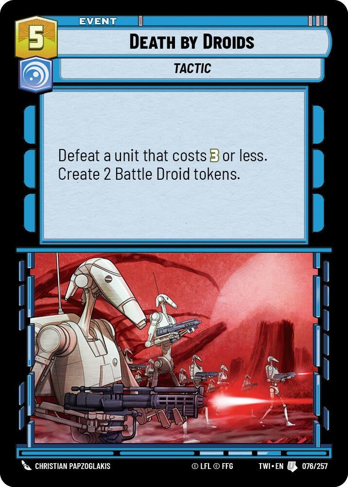 Image for Death by Droids - Star Wars: Unlimited