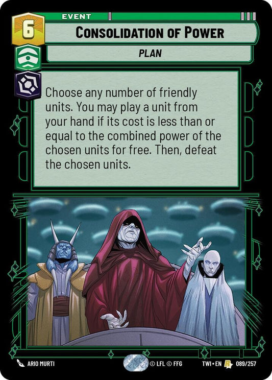 Image for Consolidation of Power - Star Wars: Unlimited